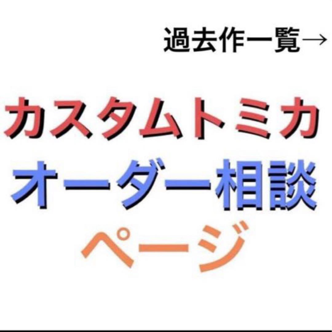 カスタムトミカ　オーダー　ご相談用ページ　緊急車両　改造