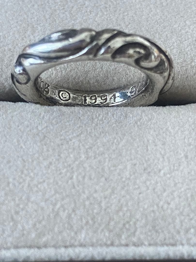 CHROME HEARTS クロムハーツ　スクロールバンドリング　US5.5