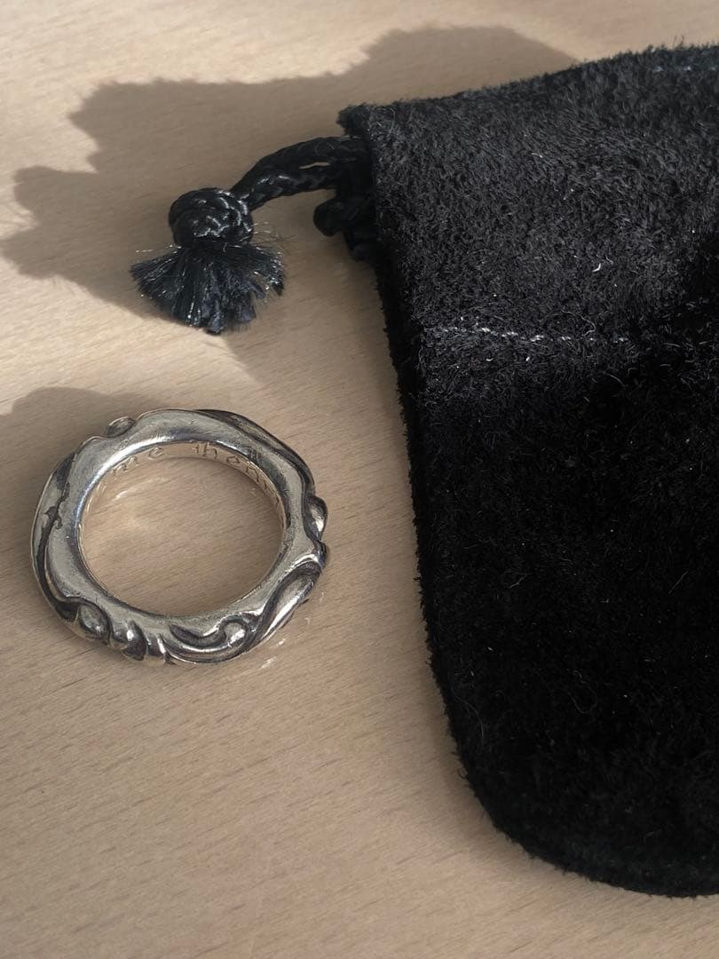 CHROME HEARTS クロムハーツ　スクロールバンドリング　US5.5