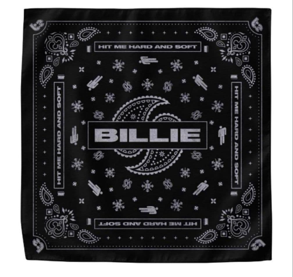BILLIE EILISH ビリーアイリッシュ バンダナ ブラック