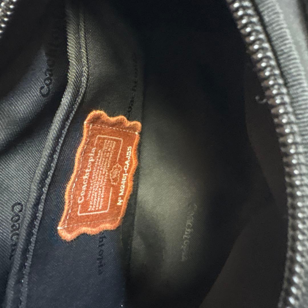 Coachtopia ブラックショルダーバッグ