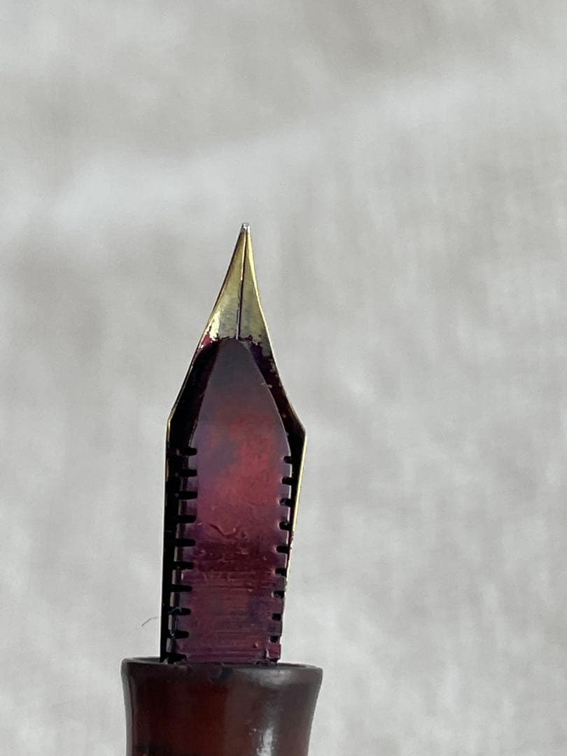 PLATINUM 蒔絵万年筆 梅と鶯　昭和レトロ