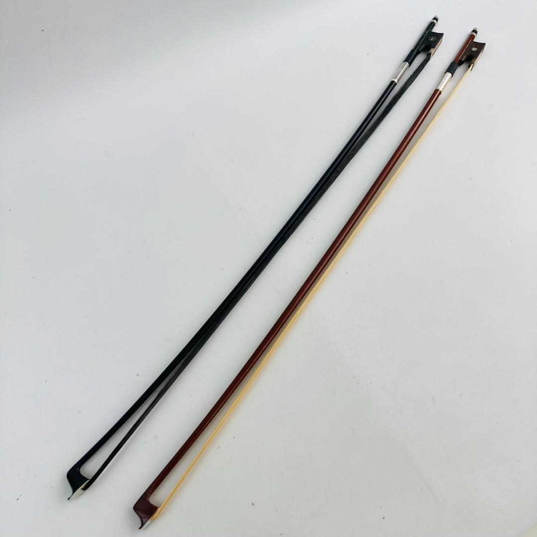 美品 ハルシュタット V-12 4/4 バイオリン 弓2本付き セミハードケース