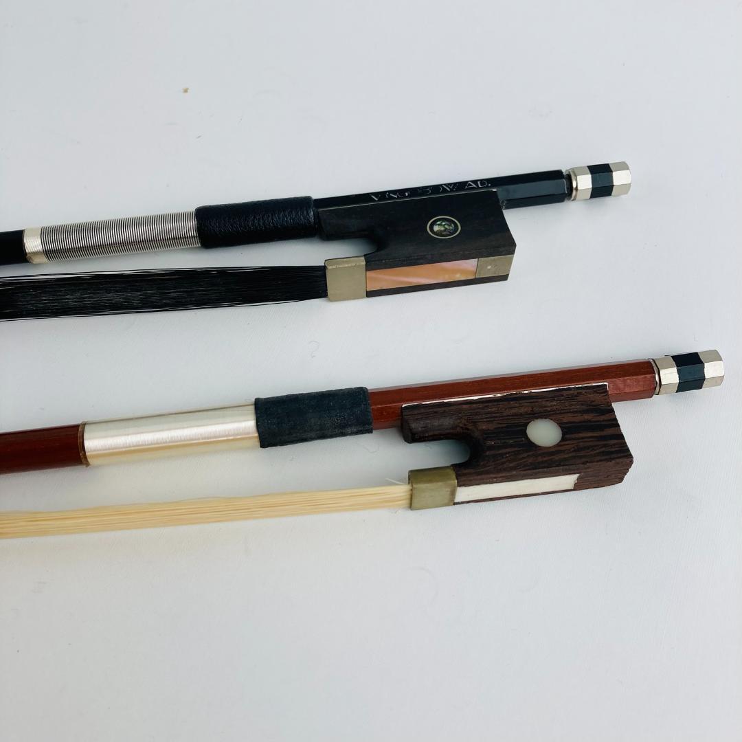 美品 ハルシュタット V-12 4/4 バイオリン 弓2本付き セミハードケース