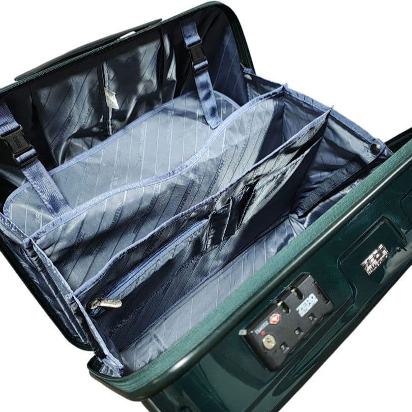 ★希少廃盤★ZERO HALLIBURTON 2輪キャリーケース　ダークグリーン