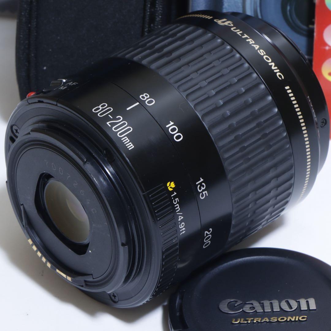 ★スマホに送れる一眼レフ★WiFi&望遠★ キャノン EOS Kiss Nセット