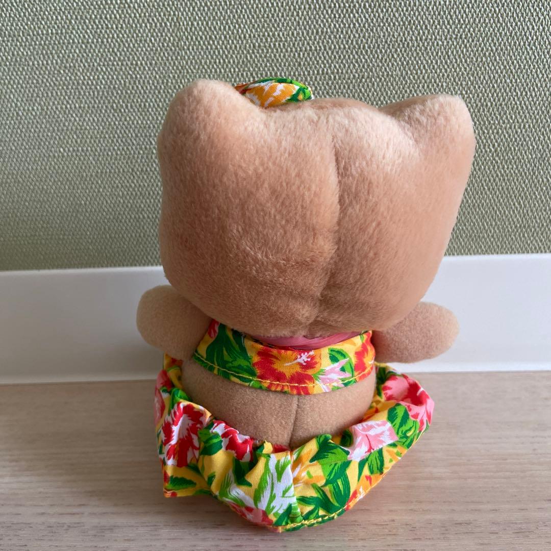 サンリオ　日焼けキティ ハイビスカス　ぬいぐるみ　レトロ　レア　非売品　平成