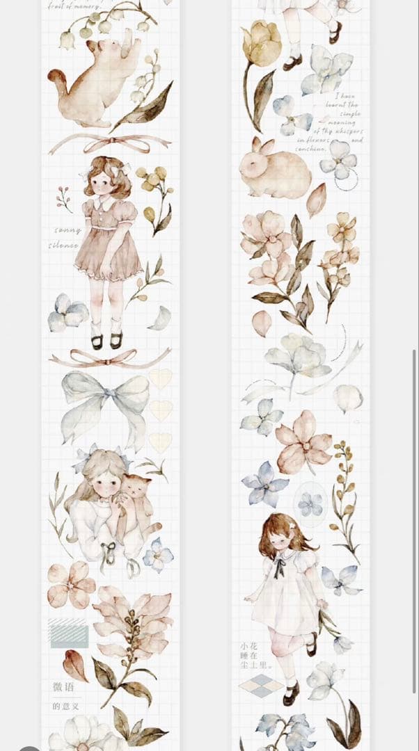 《在庫処分最終値下げ》海外 マスキングテープ雀斑茶 6点⚠️pet（33.324