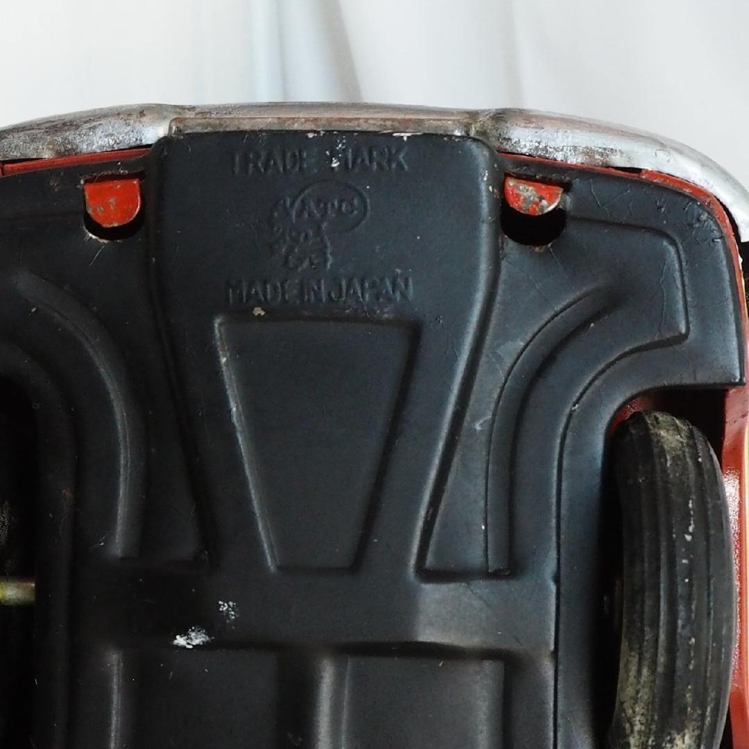 旭玩具【ルノー フロリード赤リペイント屋根欠】ブリキ tin toy car箱無