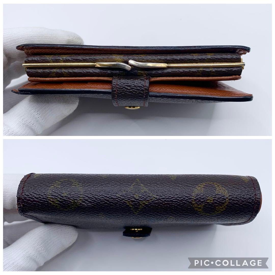 【極美品】ルイ ヴィトン ヴィエノワ がま口 モノグラム 折り財布 V1