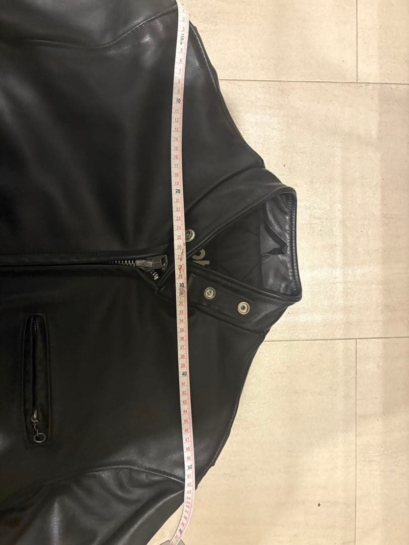 Schott ショット シングルライダース USA製 42 革ジャン 本革 黒