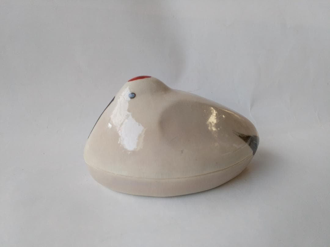 平安 高野昭阿弥 鶴香合 茶道具 懐石道具 香合 共箱 新品 未使用 保管品