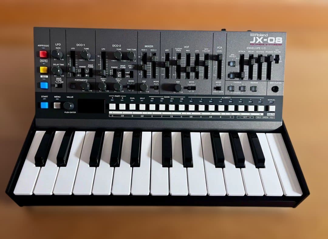 ROLAND JX-08 & K-25M ローランドシンセサイザーDAW・MTR