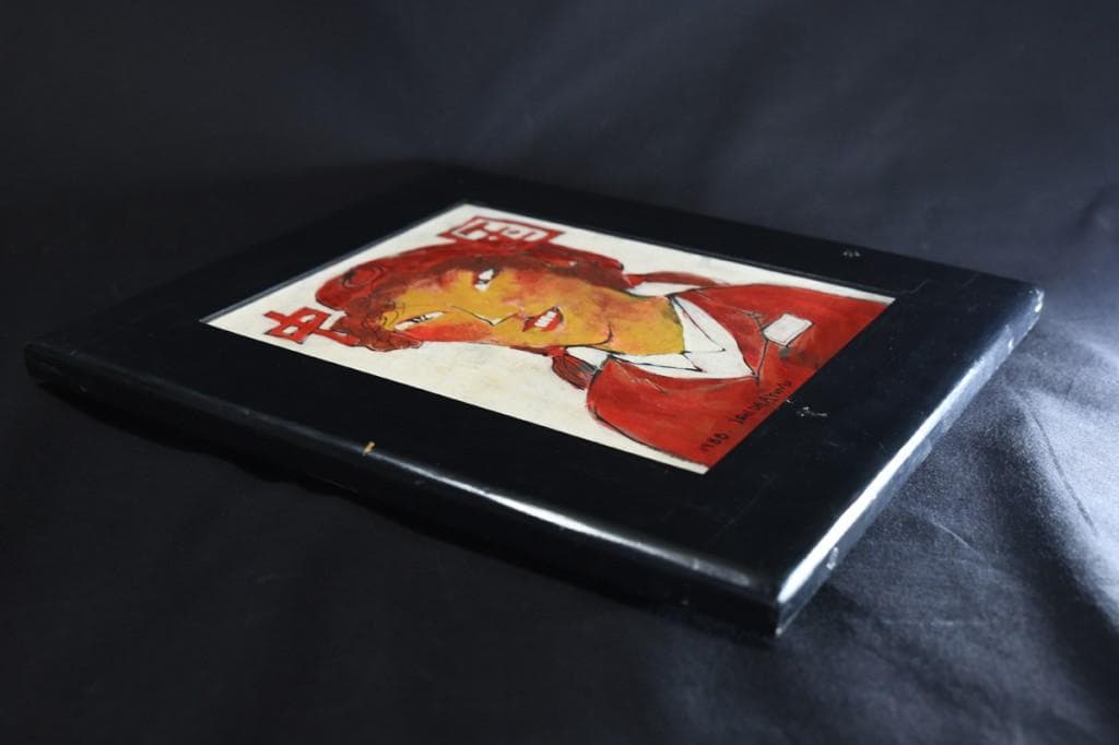 「中国女図」巨匠 石田 歩 氏 F4号サイズ