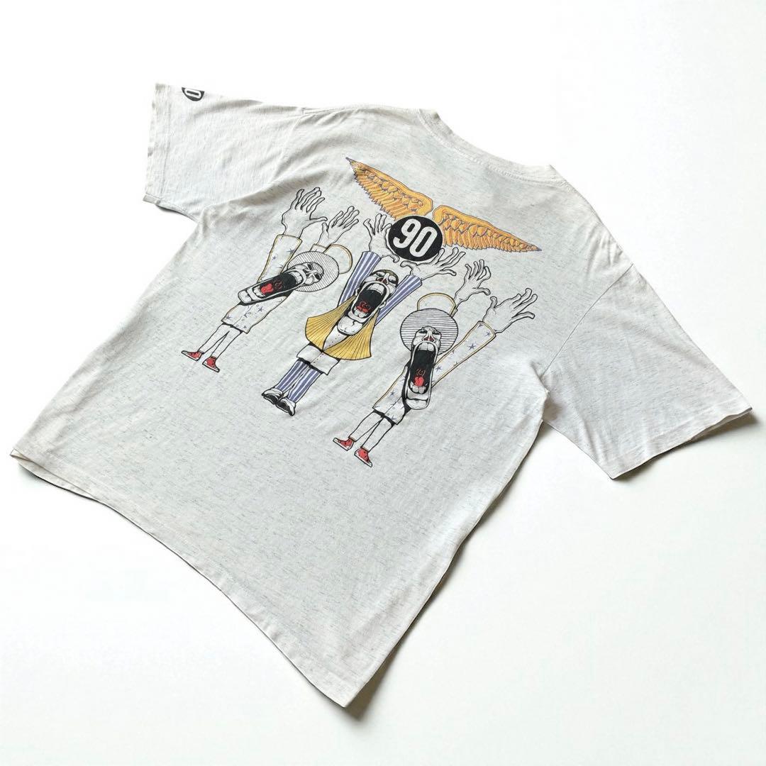 90s USA製 90 NINETY“ナインティー“Tシャツ オールドスケート