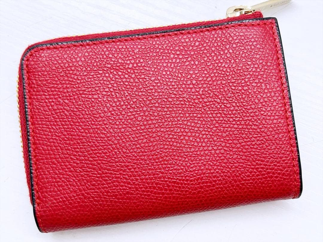 美品　ヴァレクストラ　グレインカーフスキン　L字　キーリング付き　ケース