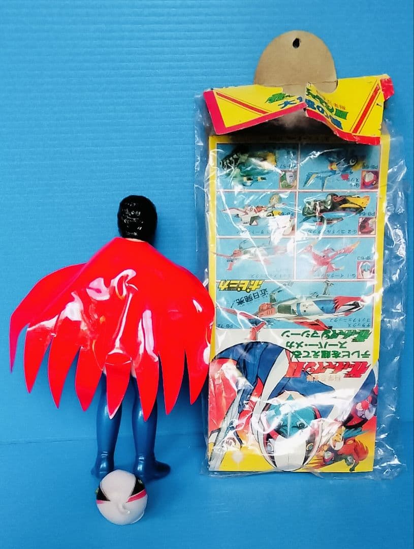 《ガッチャマンⅡ》超レア【大鷲の健】未使用 ポピー ソフビ タグ袋破れ