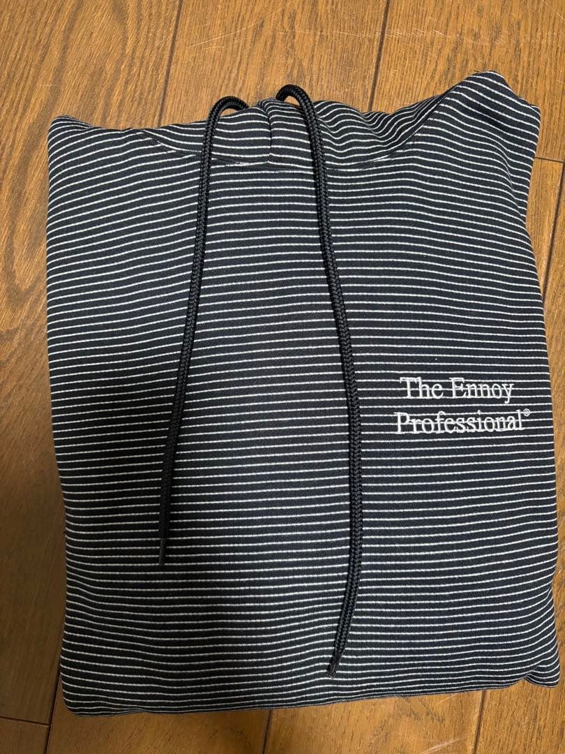 i*n様 新品未使用　ennoy ボーダーパーカー　M