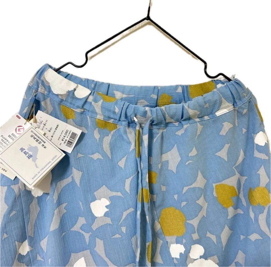 【新品未使用】SOU・SOUソウソウ　高島縮　野ばら　完売品 グッドデザイン賞