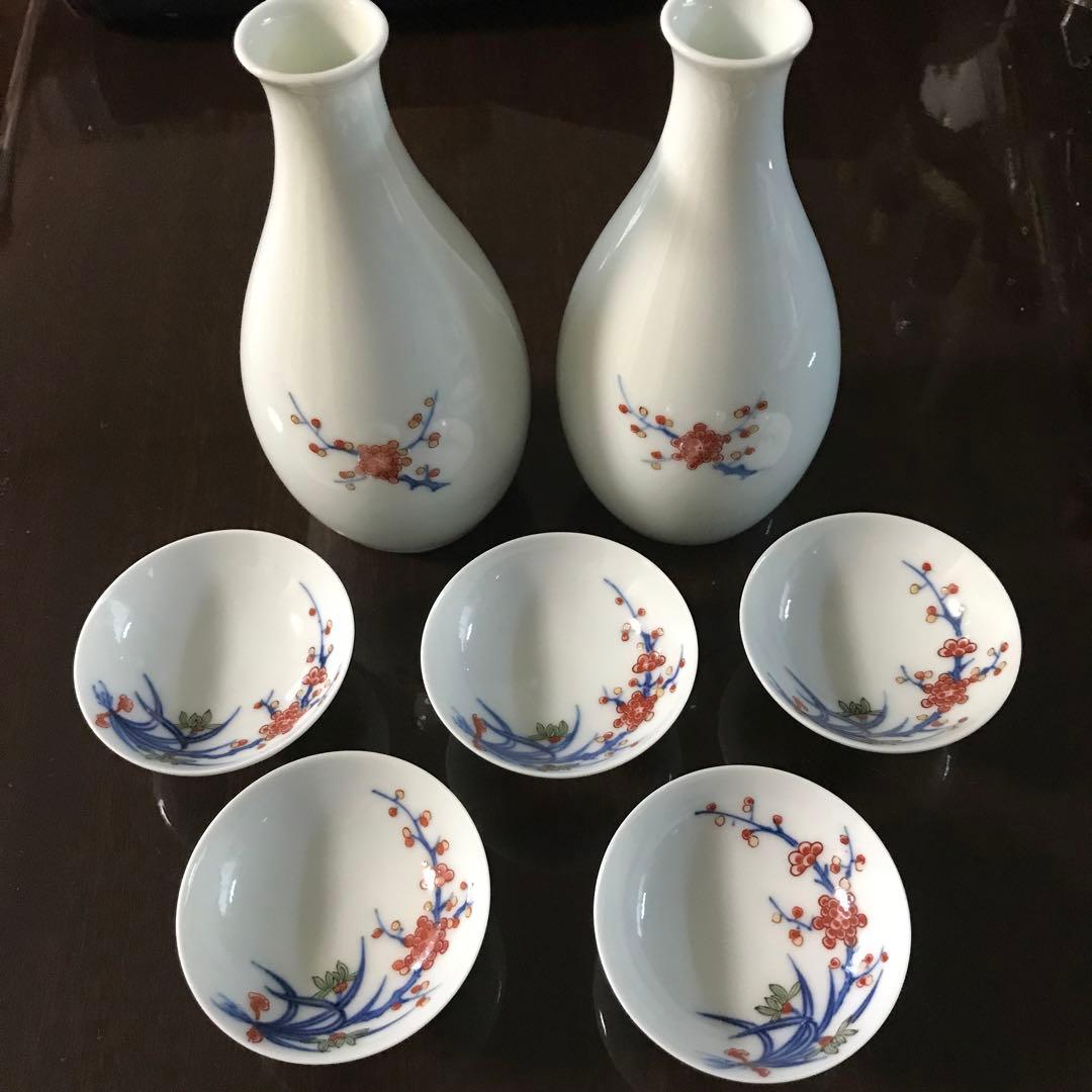 今泉今右衛門 酒器 一揃 徳利 盃 今右衛門窯 箱なし