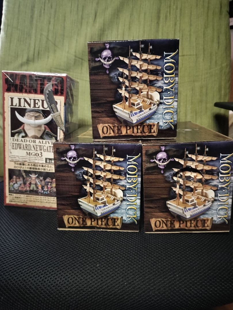 ワンピース MEGA コレクタブルフィギュア 白ひげ モビーディック号3個