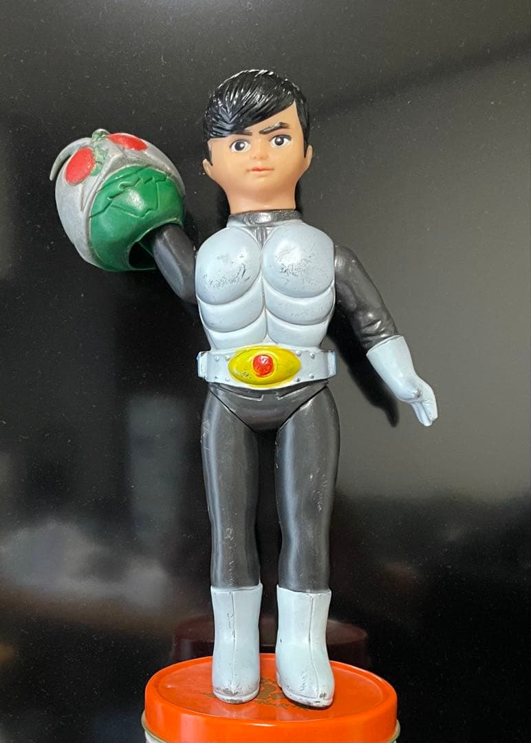 【無版権】面取れ 仮面ライダー ソフビ 25cm