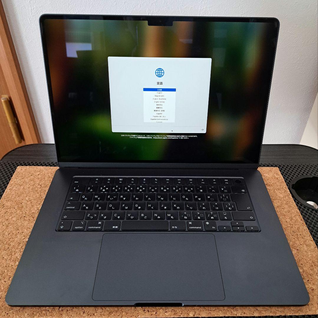 D*n様 MacBook Air M3 16GB/512GB ミッドナイト70W