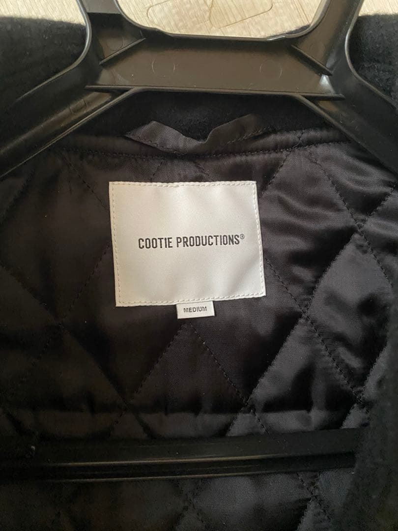 ジャケット・アウター COOTIE Wool Melton Sports Jacket M BLACK