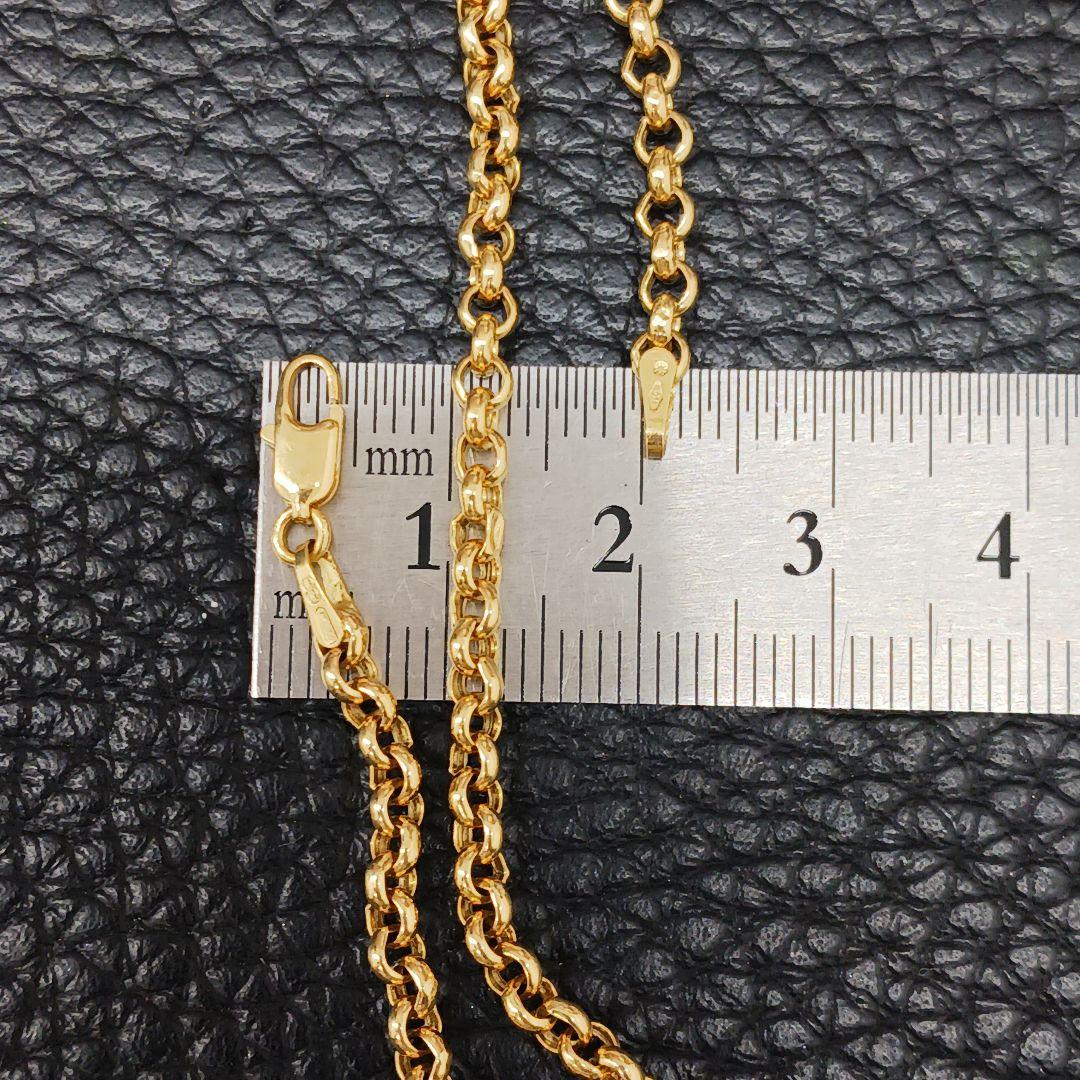 (C121001) K18 YG UNOAERRE ブレスレット ロロチェーン