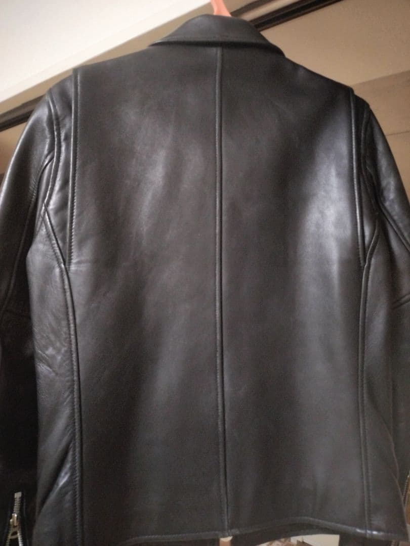 Schott×Nano Universe ブラック レザージャケット 羊革