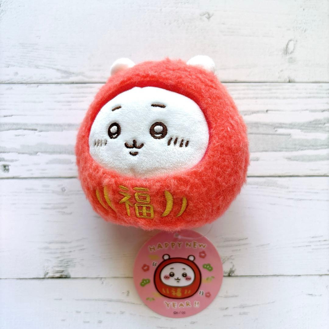 【３匹セット】ちいかわ だるまになっちゃった！ころりん起き上がりこぼしぬいぐるみ