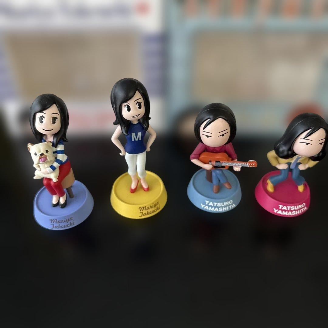 山下達郎　竹内まりや　フィギュア　ライブ　タツローくん　MARIYA CHAN