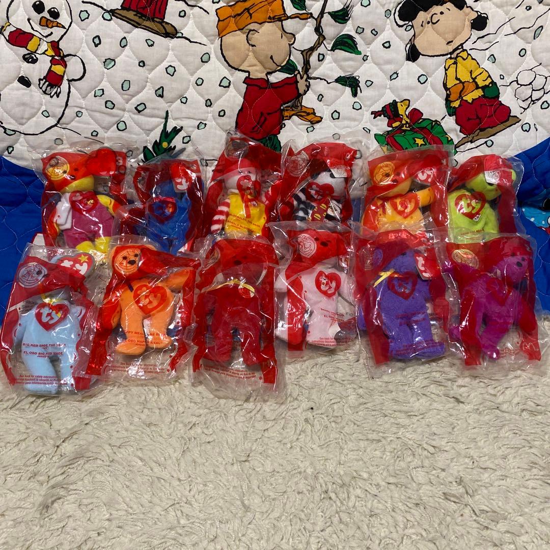 2004年　USAマクドナルド ハッピーミール　ty ぬいぐるみ　コンプリート