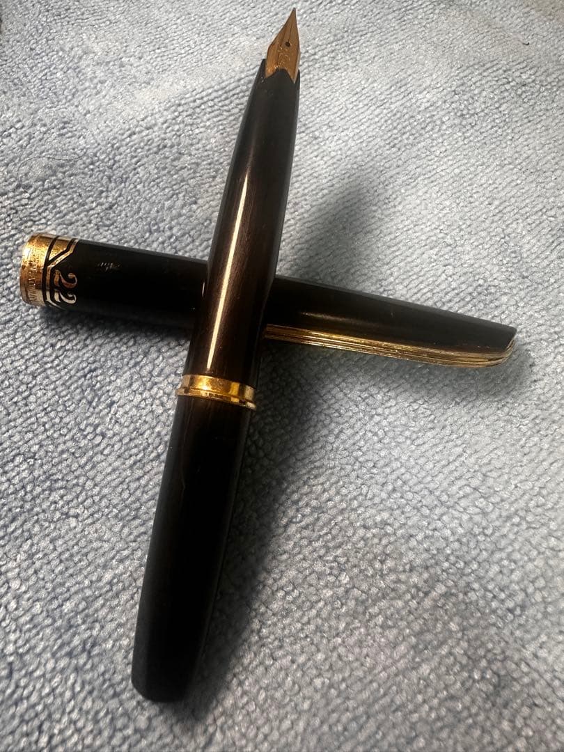 Platinum プラチナ 万年筆 22K 金ペン先 日本製 現状品