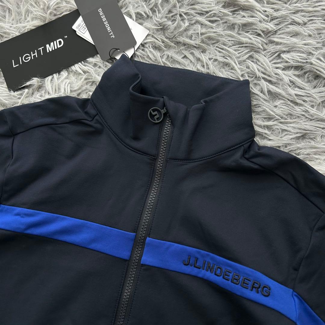 おまとめ　新品　ジェイリンドバーグ　ジャケット　裏起毛　ネイビー　フルジップ