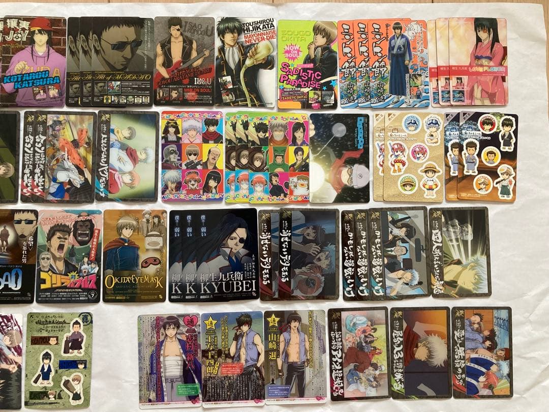 銀魂カードガム コレクション まとめ売り 141枚