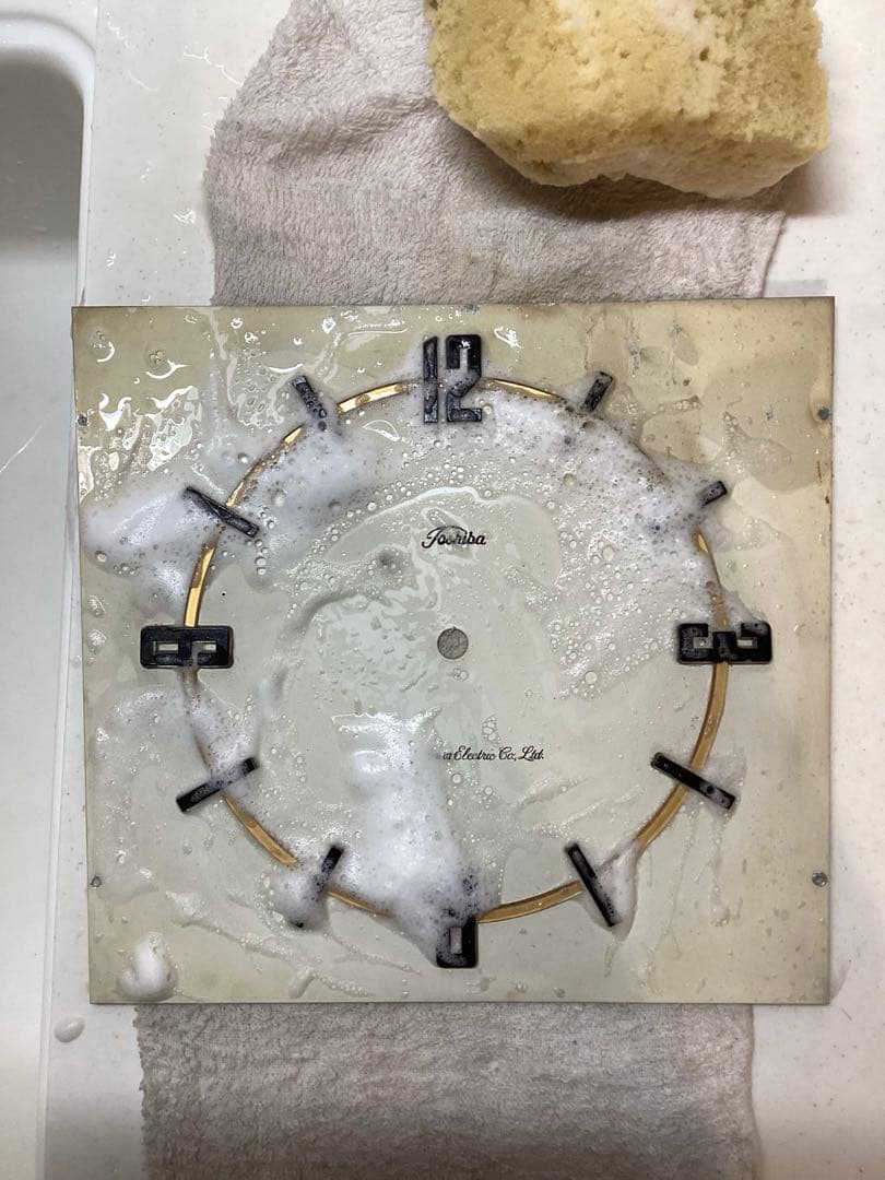 TOSHIBA(東芝)トランジスタ時計　昭和30年代