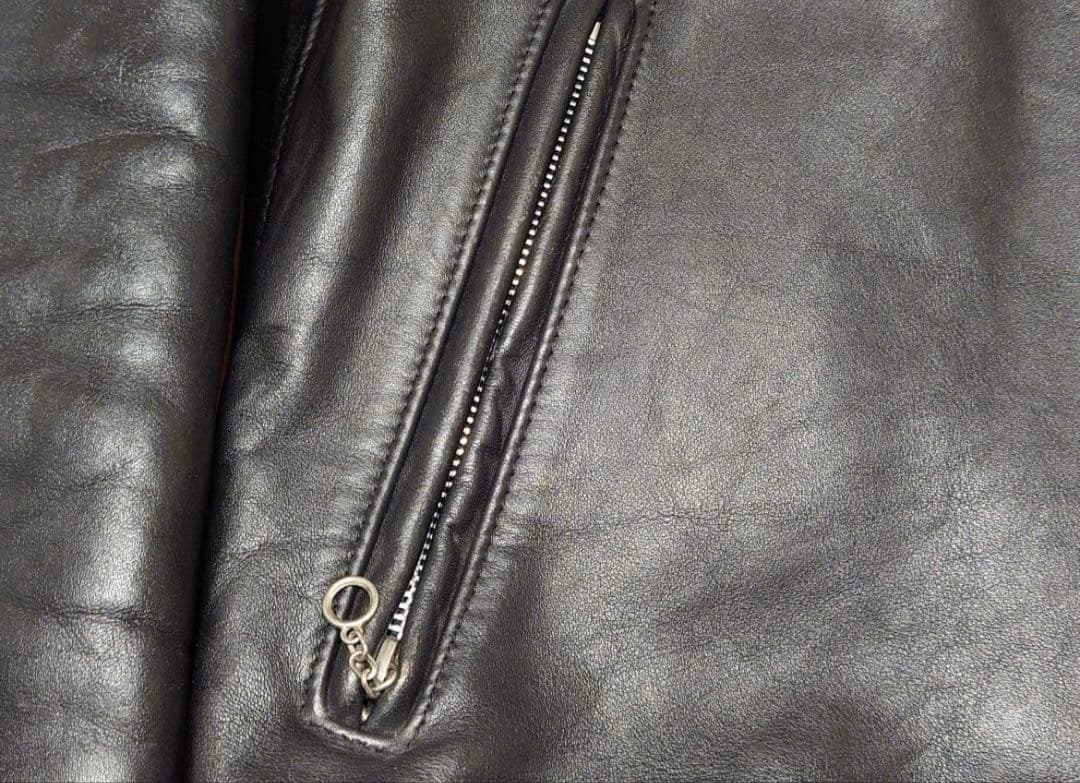 美品　schott641 40インチ　シングルライダース　インナーボア付