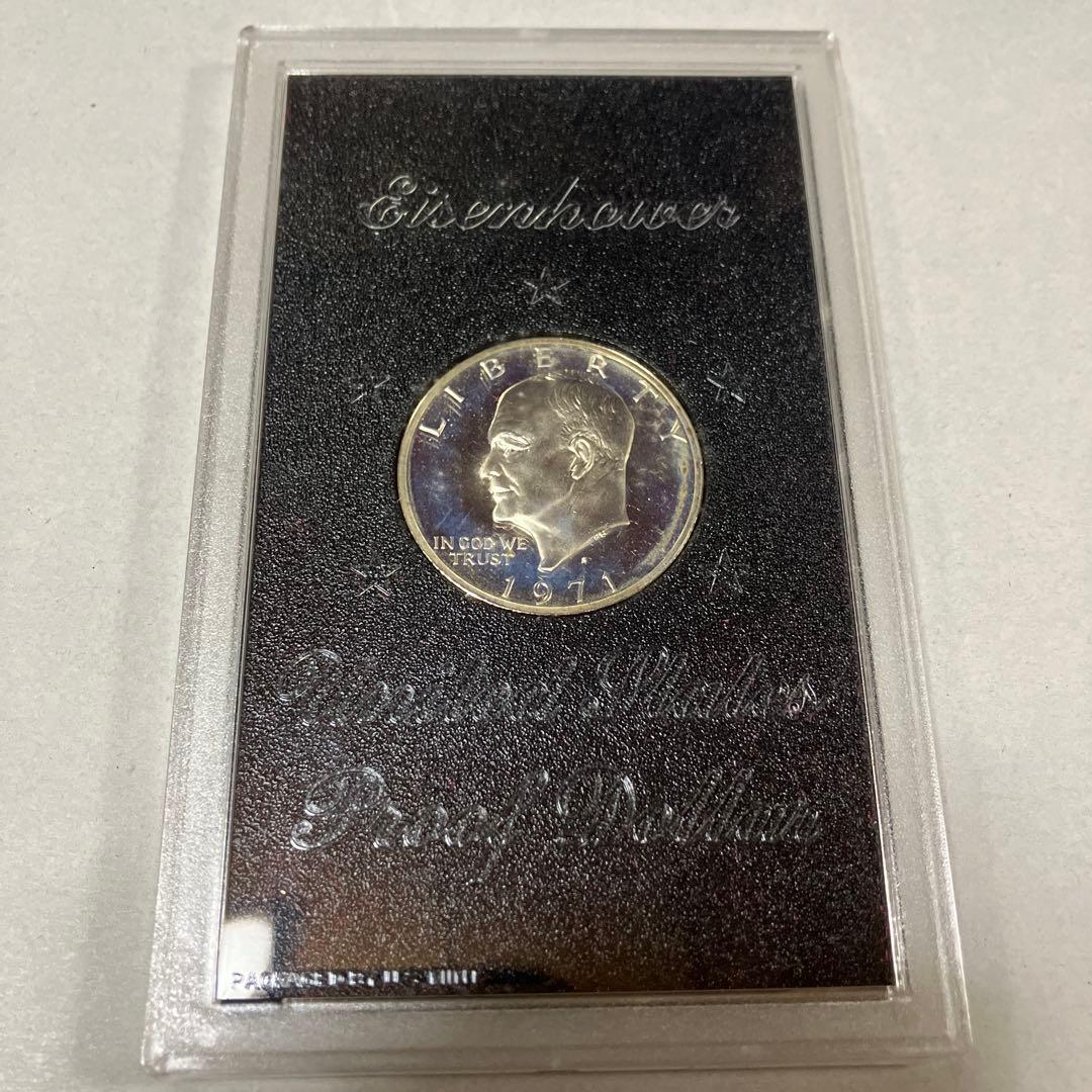 アメリカ　アイゼンハワー 1ドル　古銭　200周年　銀貨　slv400