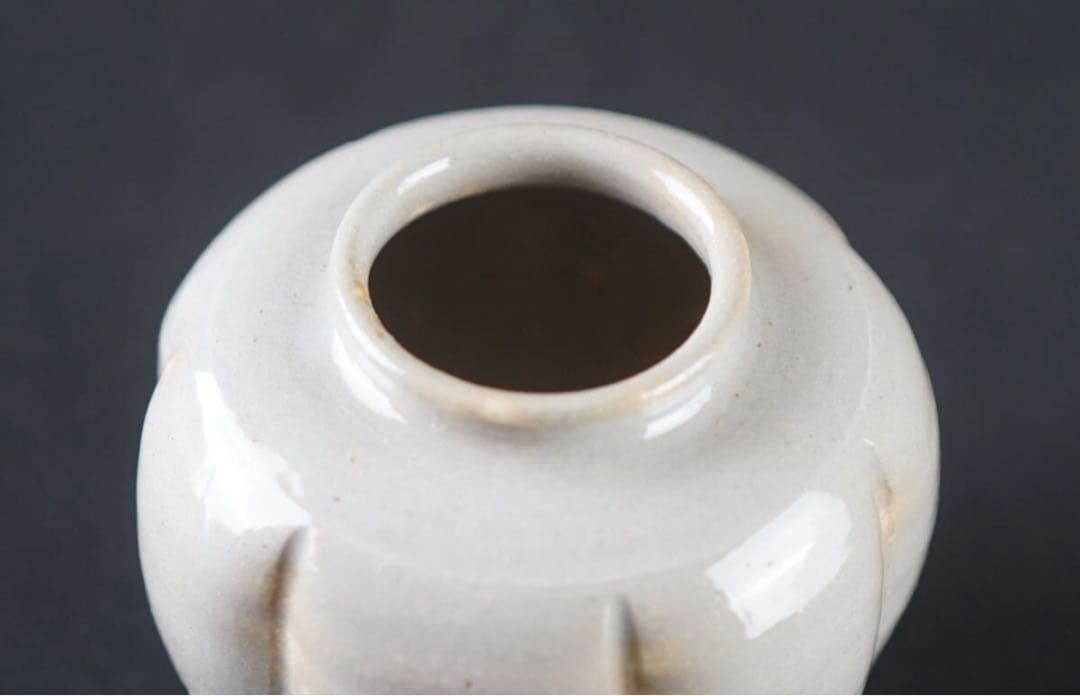 十四代 朝日豊斎 鹿背柑子形 茶入 共箱 仕覆付 茶道具 保証品