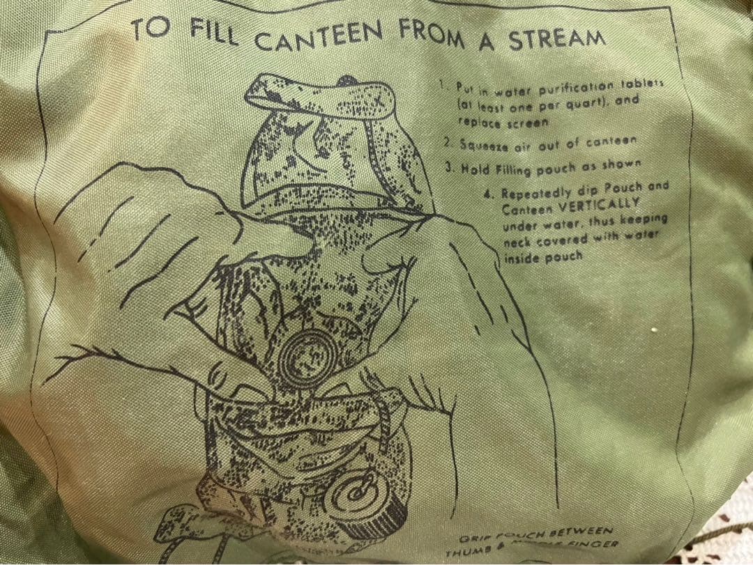 希少 米軍 ベトナム戦争 5QTキャンティーン カバー