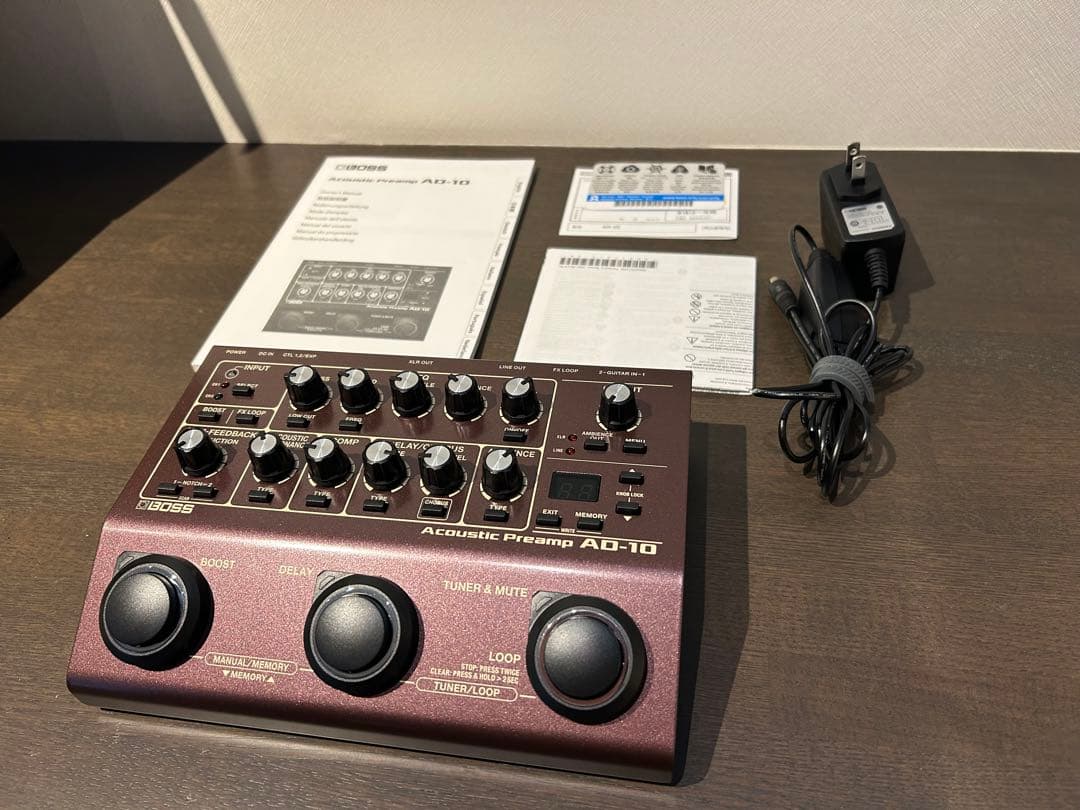 ギター BOSS AD-10 Acoustic Preamp