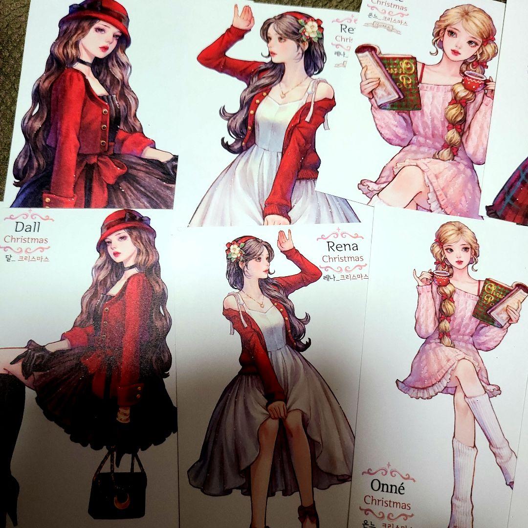 hwara様 ♡ Xmas girls 25´ 10枚 匿名発送