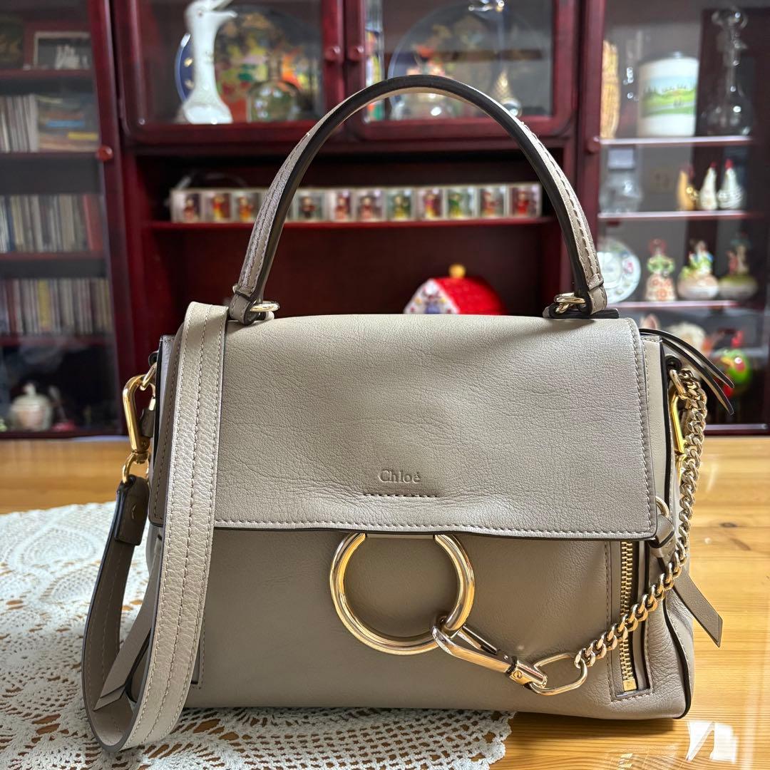 【美品】クロエ chloe faye フェイデイ ショルダーバッグ　2 way