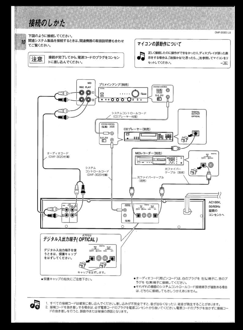 MDレコーダー(KENWOOD  DMF-3020 )