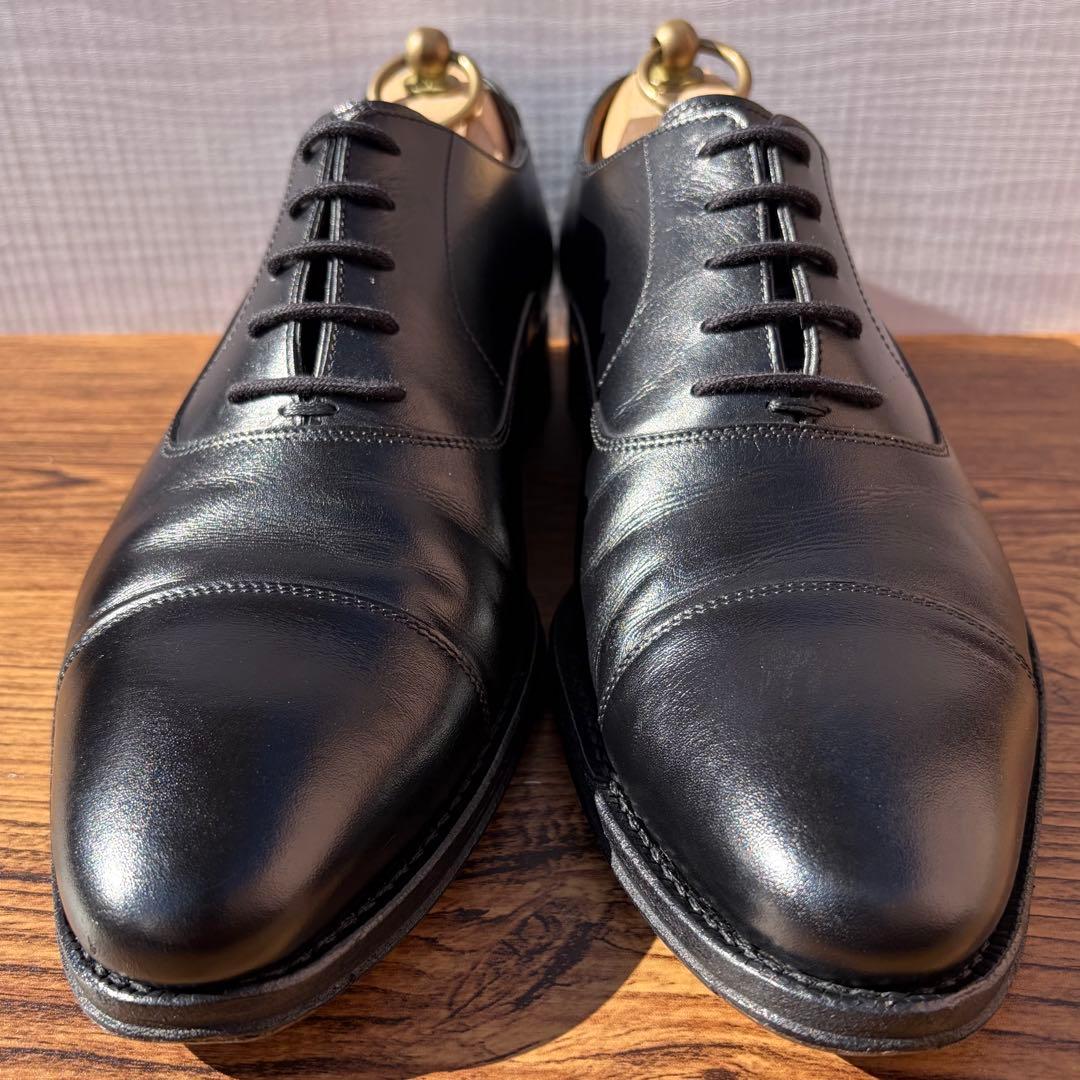 ジャランスリウァヤ ストレートチップ 26.5cm ブラック 内羽根 革靴