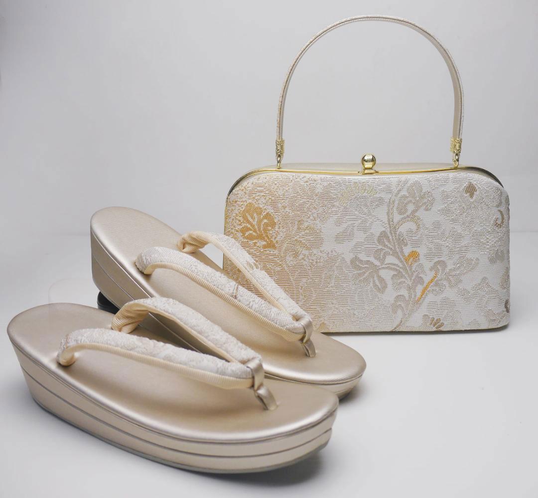 和装 草履バッグセット 高級 フォーマル 帯地 留袖 訪問着 uzouri48