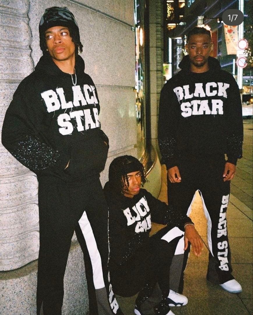 BLACK STAR スウェットセット S