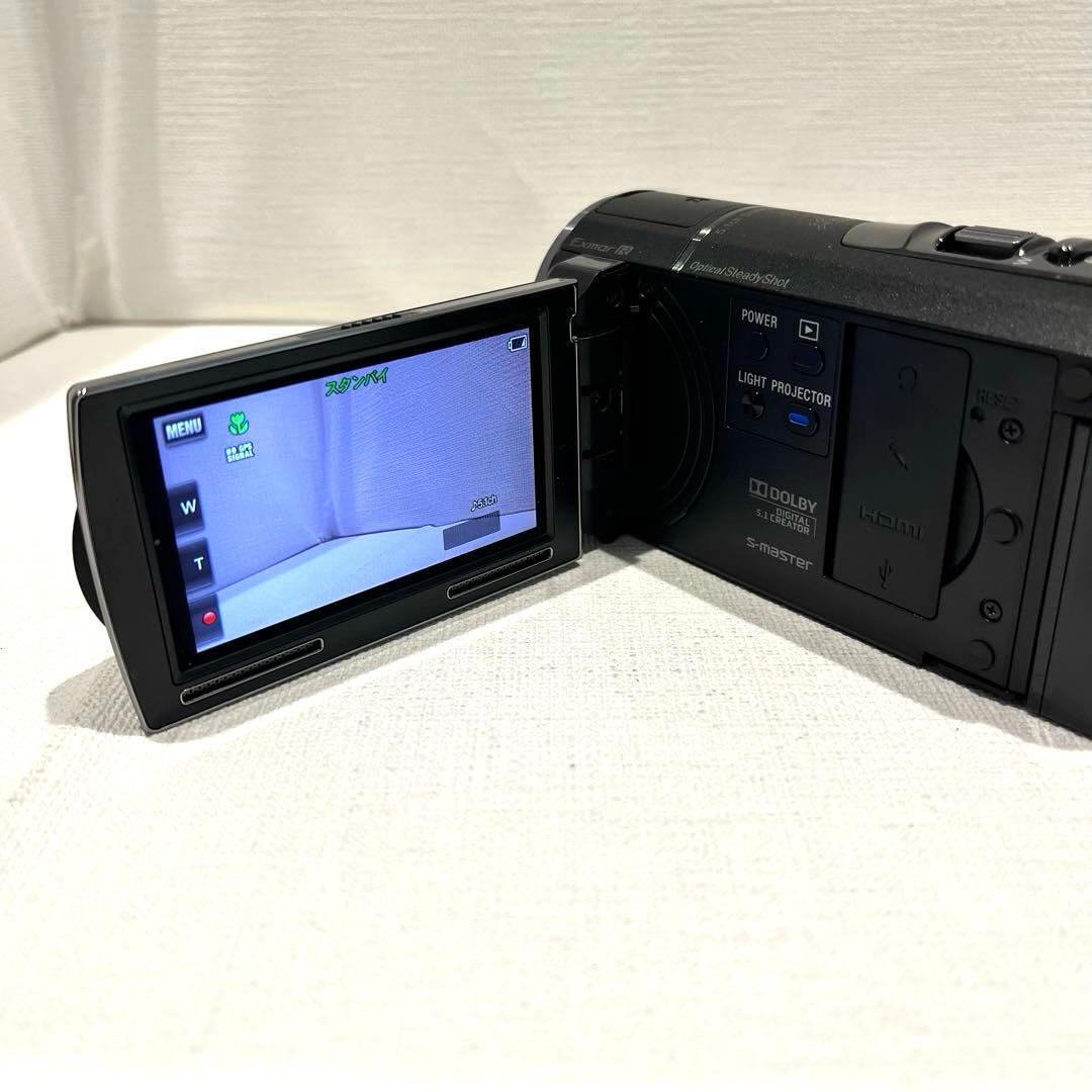 美品【動作確認ＯＫ】SONY　Handycam　HDR-PJ590V　付属品多数