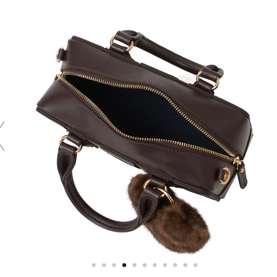 DIANA ワイドメッシュミニボストン